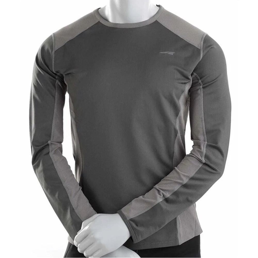Altra Dual-Tex Long Sleeve Shirt Men’s Small Running Shirt Shadow Gray “New”